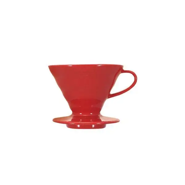 Hario V60 02 Plastik Dripper Kırmızı